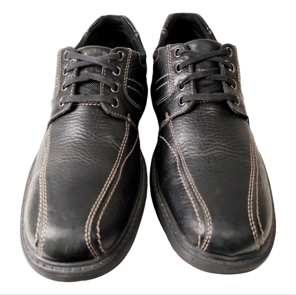 Clarks Hommes Leather Casual Shoes‎ Mens size 9½M Dadcore Career Office Church
